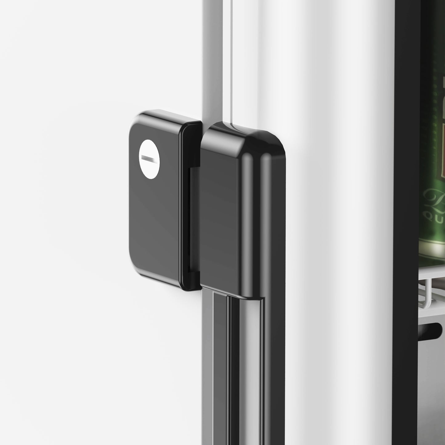 Commercial Glass Door Merchandiser Refrigerator, 6.5 cu ft Display Beverage Drink Fridge with LED Light Adjustable Shelves Lock Key for Home School Office, ETL Listed