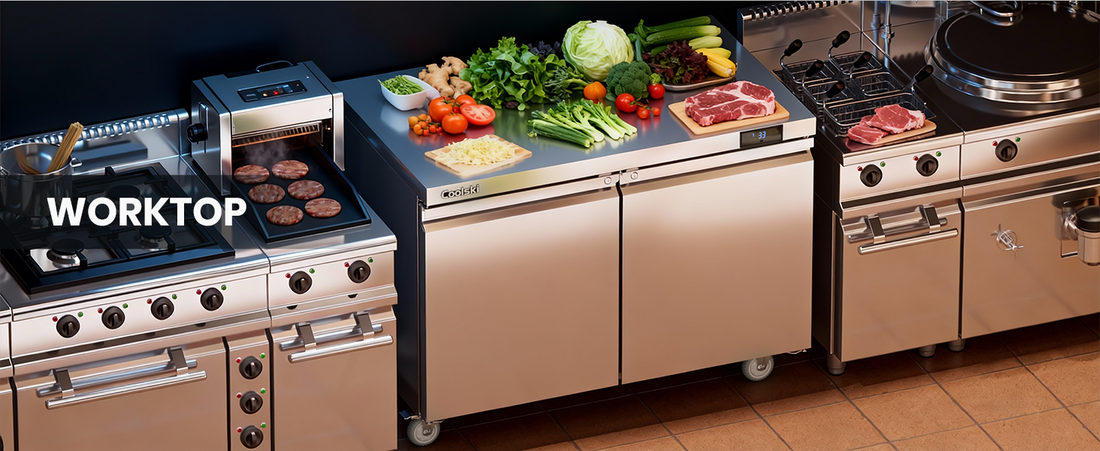 Coolski 48" Double Door Undercounter Refrigerator: All-in-One Cooling & Prep Solution