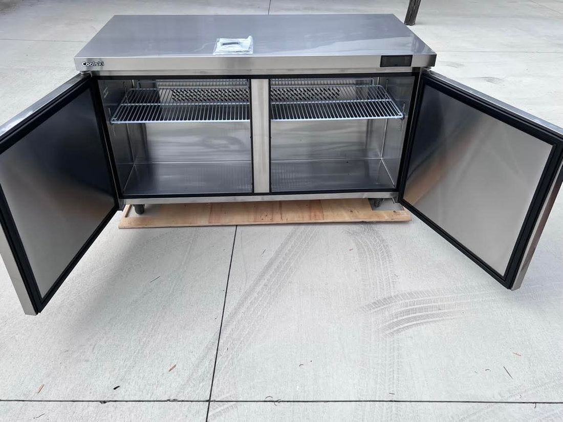 Coolski 60" Double Door Undercounter Worktop Freezer: Mid-Sized Cold Storage for Busy Food Service Operations