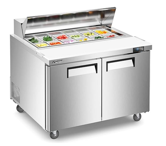 How do I choose a commercial food prep table?