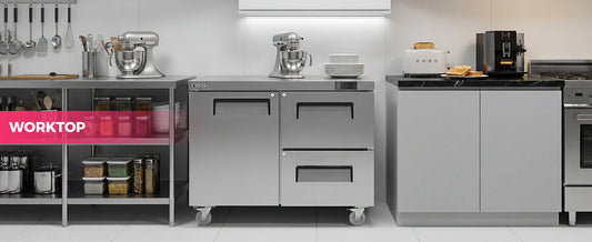 Coolski 48" Drawer Door Combo Undercounter Refrigerator: Streamline Prep and Cold Storage in One Unit
