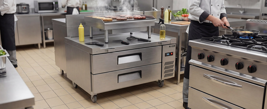 Coolski 48" Chef Base Refrigerator: Streamline Prep Lines With Built-In Chilled Drawers