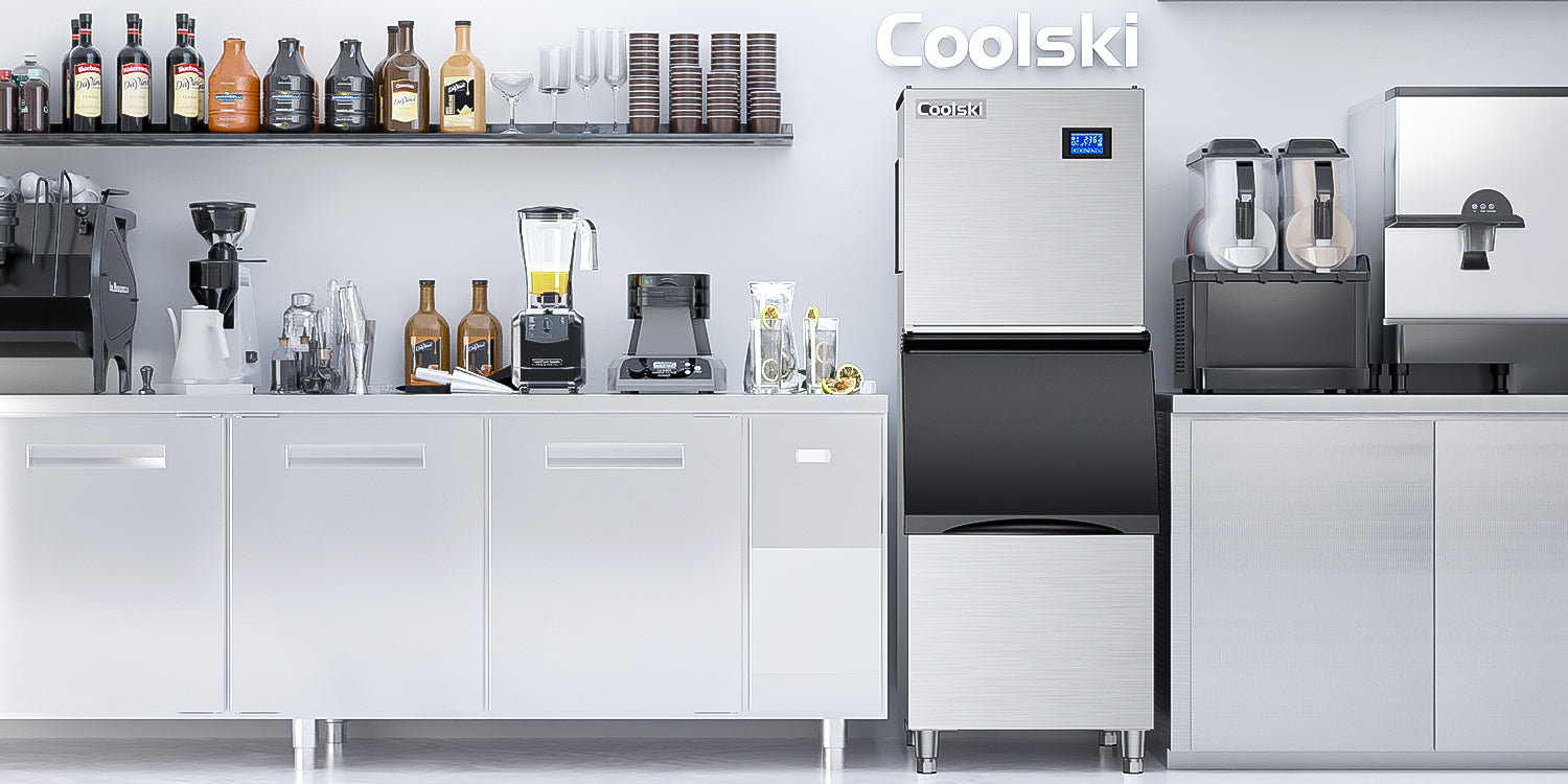 Coolski 22'' Commercial Ice Maker Machine 450LBS/24H - Coolski Ice
