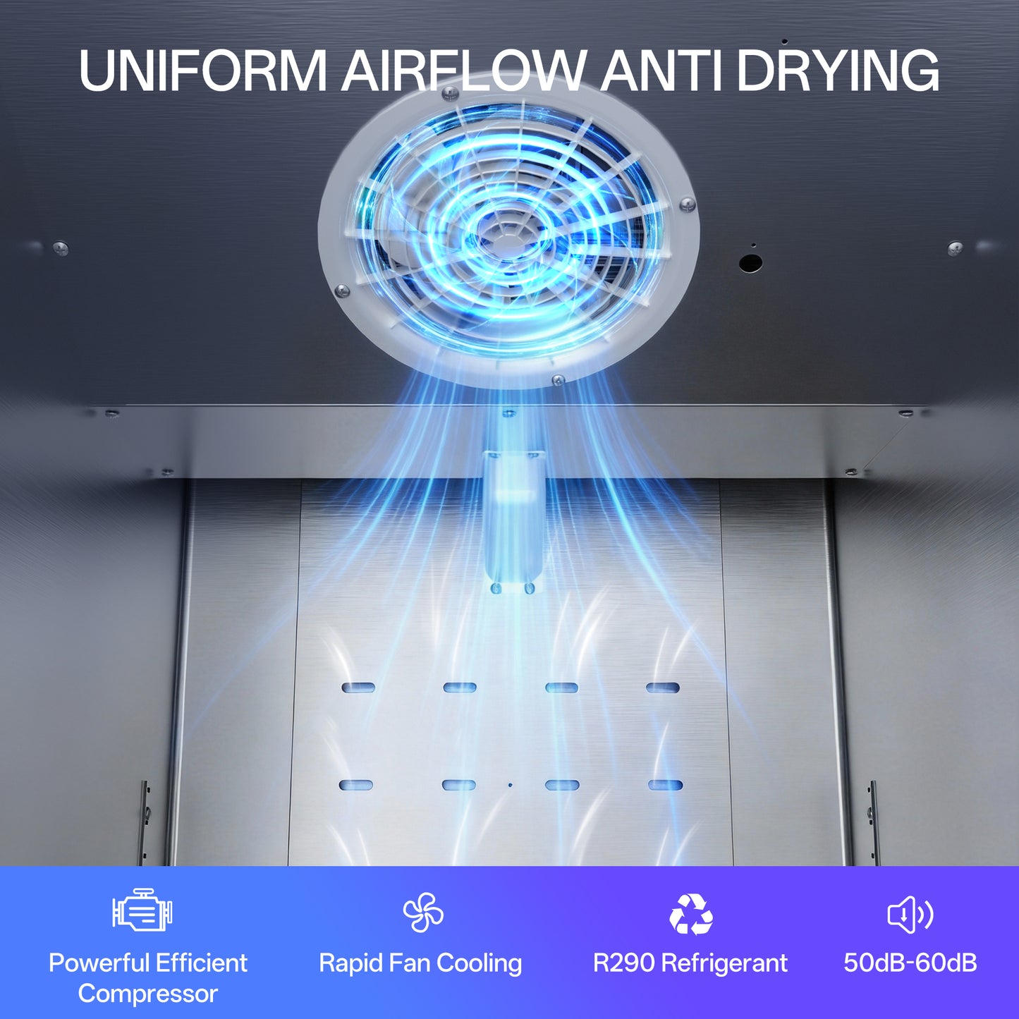 Coolski 27 in. 21.8 cu. ft. Commercial Display Refrigerator Merchandiser Beverage Cooler 1 Glass Door in Stainless Steel