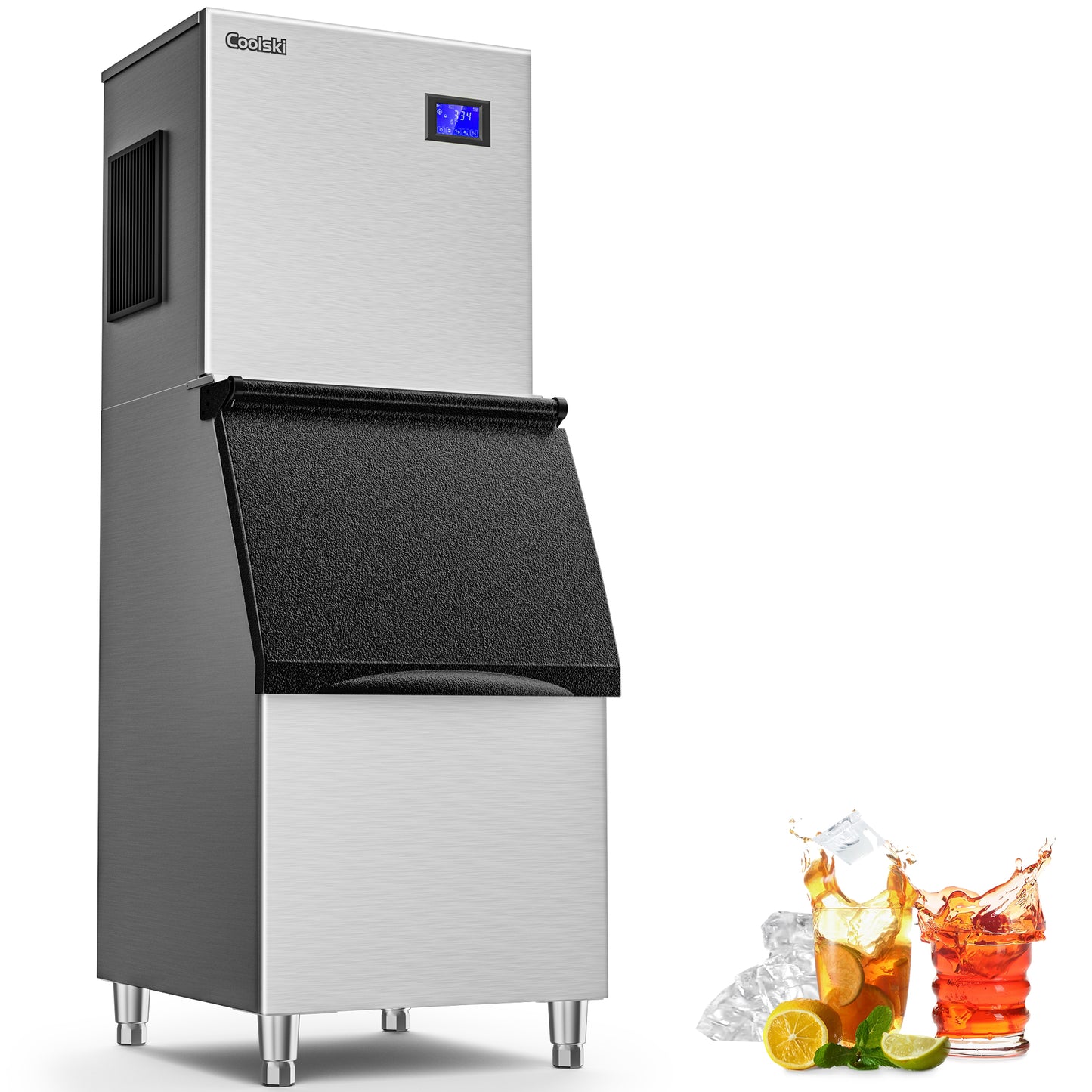 Coolski Commercial Ice Maker Machine 350LB/24H