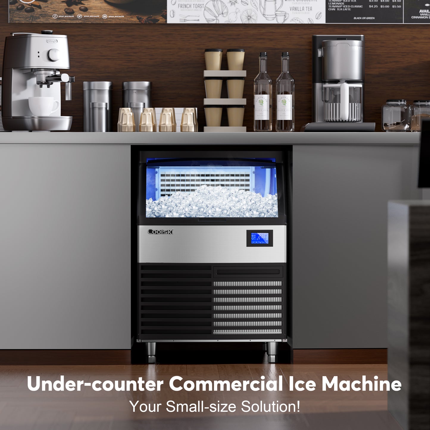 Coolski 26‘’ Commercial Ice Machine 320LBS/24H