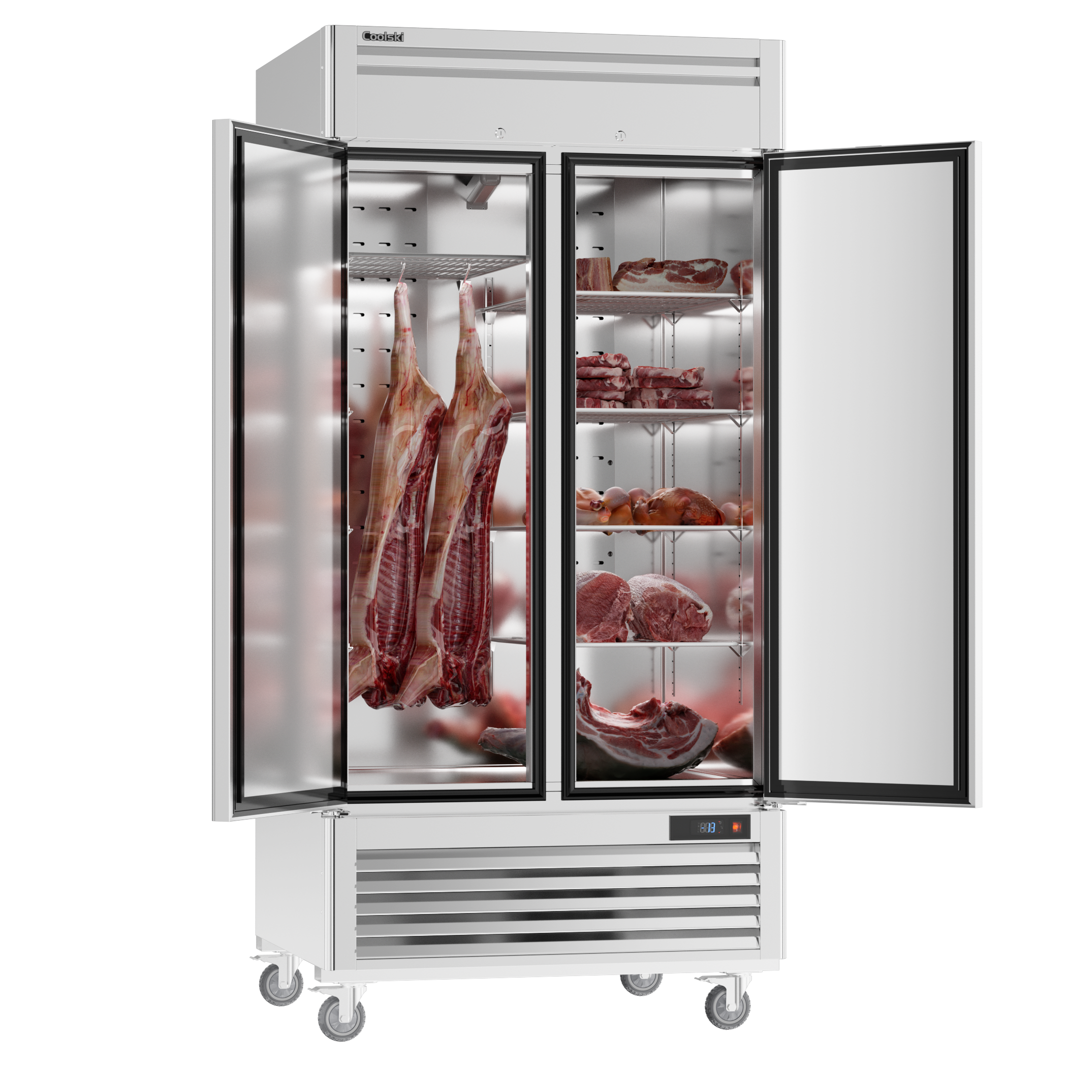 Coolski 40 in. 35 cu. ft. Auto / Cycle Defrost Commercial Freezer Reac ...