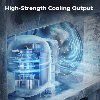 Coolski 48 in. Commercial Undercounter Worktop Refrigerator With Double Drawer, 12.1 cu. ft. Stainless Steel Food Prep Station