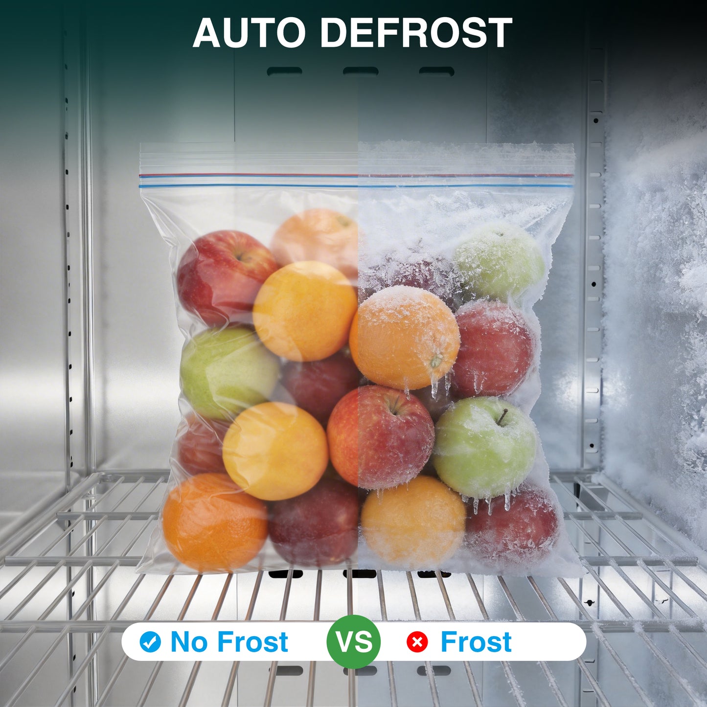 Coolski 40 in. 35 cu. ft. Auto / Cycle Defrost Commercial Refrigerator Reach in 2 Door Upright Refrigerator in Stainless Steel