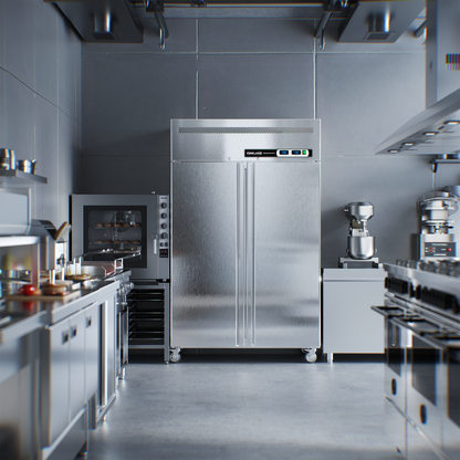 Coolake 48" W 36 Cu.ft 2 Door Commercial Refrigerator and Freezer Combo, Dual Temperature Zones
