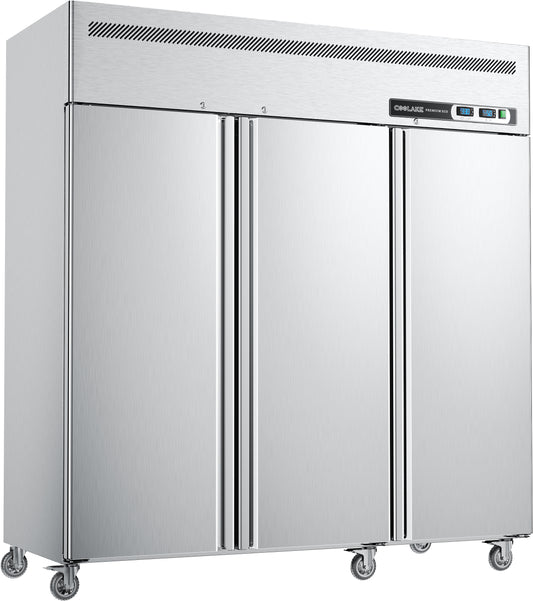 Coolake 72" W 54 Cu.ft 3 Door Commercial Refrigerator and Freezer Combo, Dual Temperature Zones